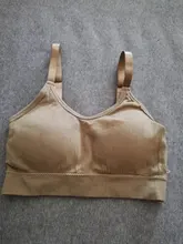 Sujetador deportivo sin costuras de las mujeres deporte con Top fitness te sostén deportivo con relleno chaleco a prueba de golpes a prueba correr gimnasio sujetador de Yoga de entrenamiento