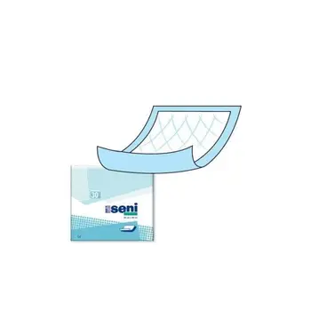 

Disposable pads 60x60 cm SENI Soft - Absorbent fluff pulp-Lot of 30