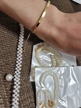 Kpop-pulsera de cadena de Color dorado para mujer, pulsera de acero inoxidable ajustable, joyería de amistad