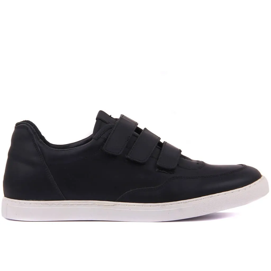 Sail-Lakers Black Leather Men Sneaker Casual Shoes | Обувь