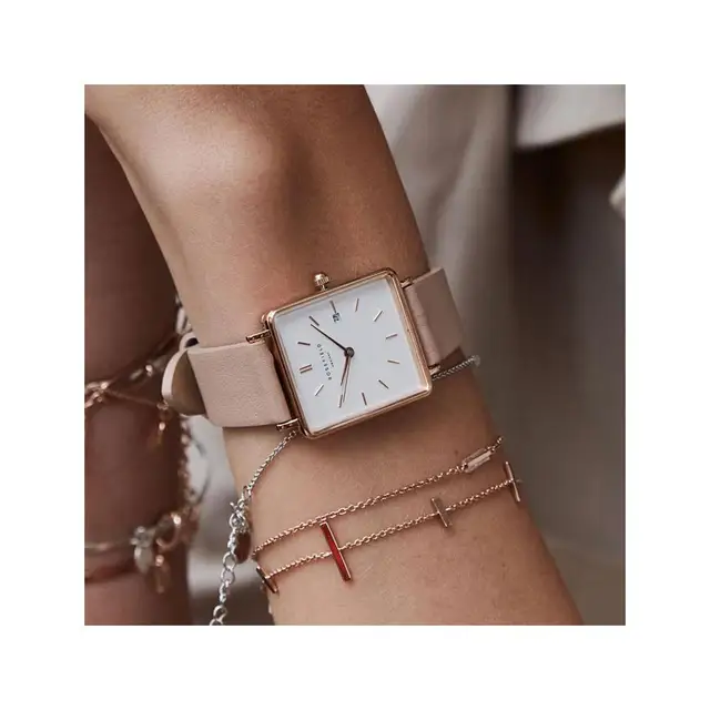 Наручные часы Rosefield QWPR-Q11 женские кварцевые на кожаном ремешке