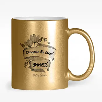 

Tailor-made The World 'S Most Beautiful Mother Design Gold Gilded Mug Cup-1