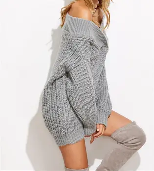 

Knitted Sweaters Womens V-Neck Long Sleeve Solid Pullovers Autumn Winter Elegant Femme Checked Sweater Women Knitwear Mujer