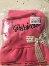 Coat Dress Teddy Poodle-Clothes Puppy Small-Pet Dog Winter Autumn with Letter Bowknot