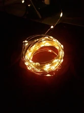 Led-Light Photo-Clip Battery-Powered Garland Led Christmas Outdoor Wedding 10M 5M 2M