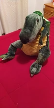 Mochila 3D de dinosaurio para padres e hijos, bonita mochila de felpa con viñetas de animales, bolsa de dinosaurios, regalo para niños