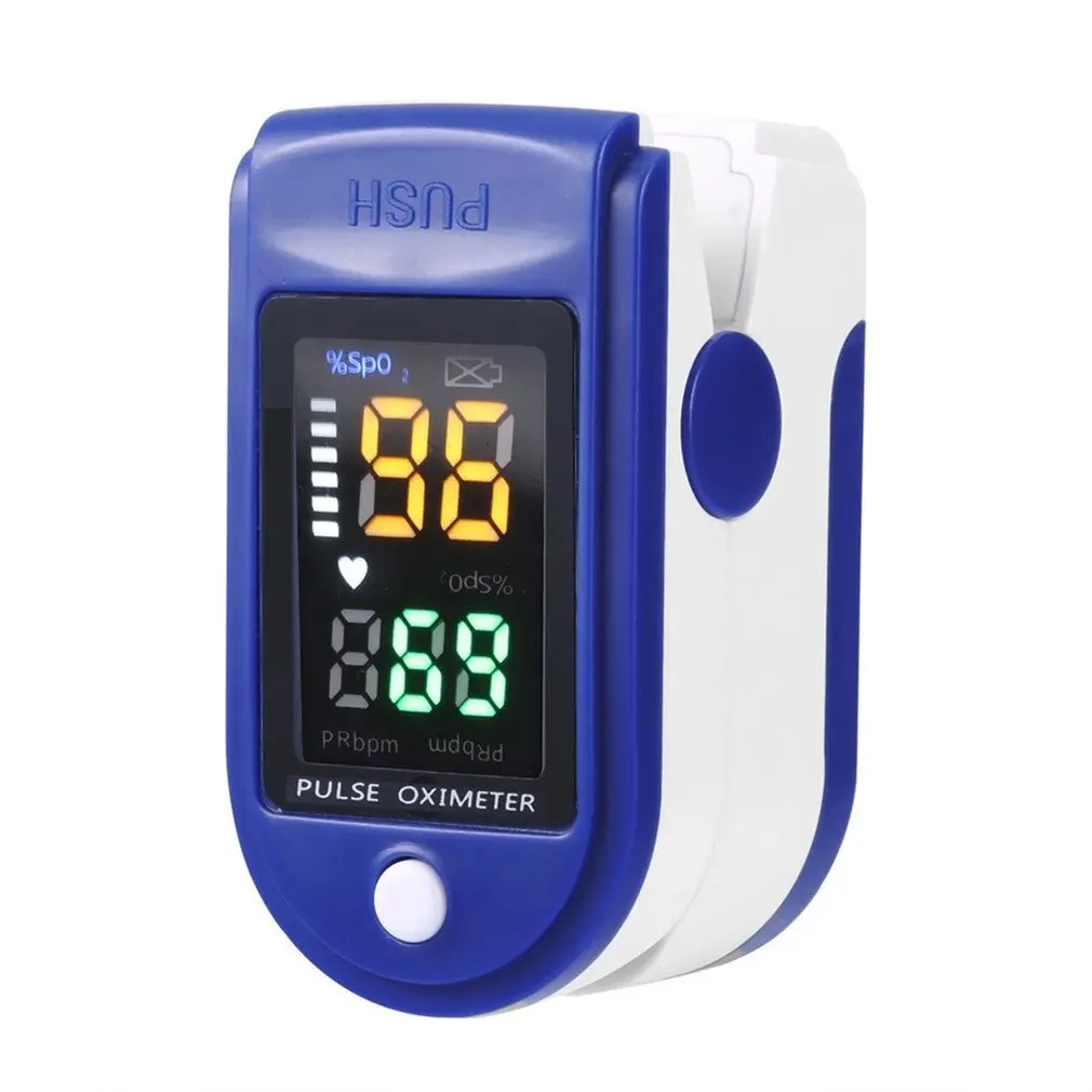 Finger Pulse Oximeter Medical Digital Four-color OLED Display Heart Rate Monitor Spo2 Blood Oxygen Saturation Meter