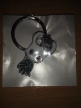 LLavero de caballero hueco con dibujos animados, llavero de Metal, colgante de pulpo, bolsa de coche, llavero, cadena de cuerda, collar