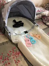 Cama portátil para bebé recién nacido, cuna plegable de viaje, protección solar, mosquitera para dormir, cuna suave transpirable