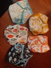 Cloth Diaper PUL Happy-Flute One-Size Baby Breathable for Fit 8-35 Pounds 5pcs U-Pick