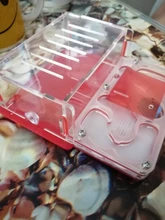 Ant-UVA M plano humedad con área de alimentación, nido de hormiga acrílico, hormiga insecto villa mascota manía avanzada para casa para hormigas