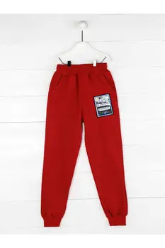 

Red Seasonal Girl Boy Sweatpants
