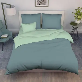 

Bed linen poplin Vasilisa-"Aquamarine"