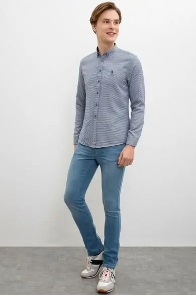 U.S. POLO ASSN. Мужской тканый гомлек