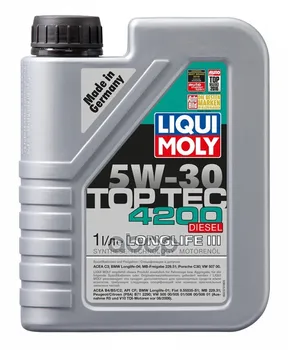 

LIQUI MOLY oil Motor top TEC 4200 diesel 5W-30 (1 liter.)