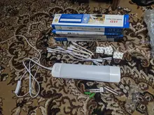 Juego completo de luces Led de cocina para debajo del armario, 220V, 110V, 10w, 20W, 30/50CM, para dormitorio y hogar
