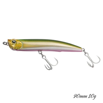 

TSURINOYA Fishing Lure Hard Bait DW17 90mm 10g POPPER Topwater Popper Bait Artificial Bait With Treble Hooks Big promotion