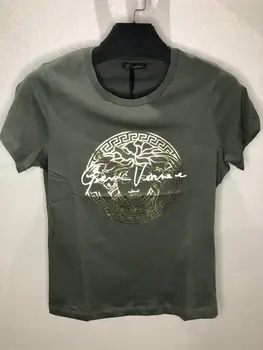 

Circle Shaped Logo Pattern On Black Stylish Style Casual Women's T-Shirt