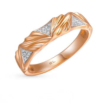 

Gold ring with diamonds sunlight