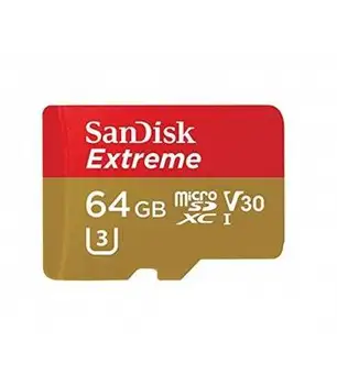 

SANDISK MICRO SDXC UHS-I U3 V30 (SDSQXVF-064G) 64GB 90/MBS
