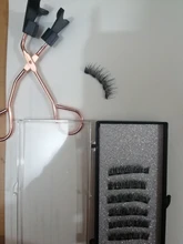 LEKOFO-pestañas magnéticas con 4 pares, 8 Uds., 5 uds.