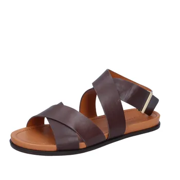 

WHAT FOR women Sandals leather Brown