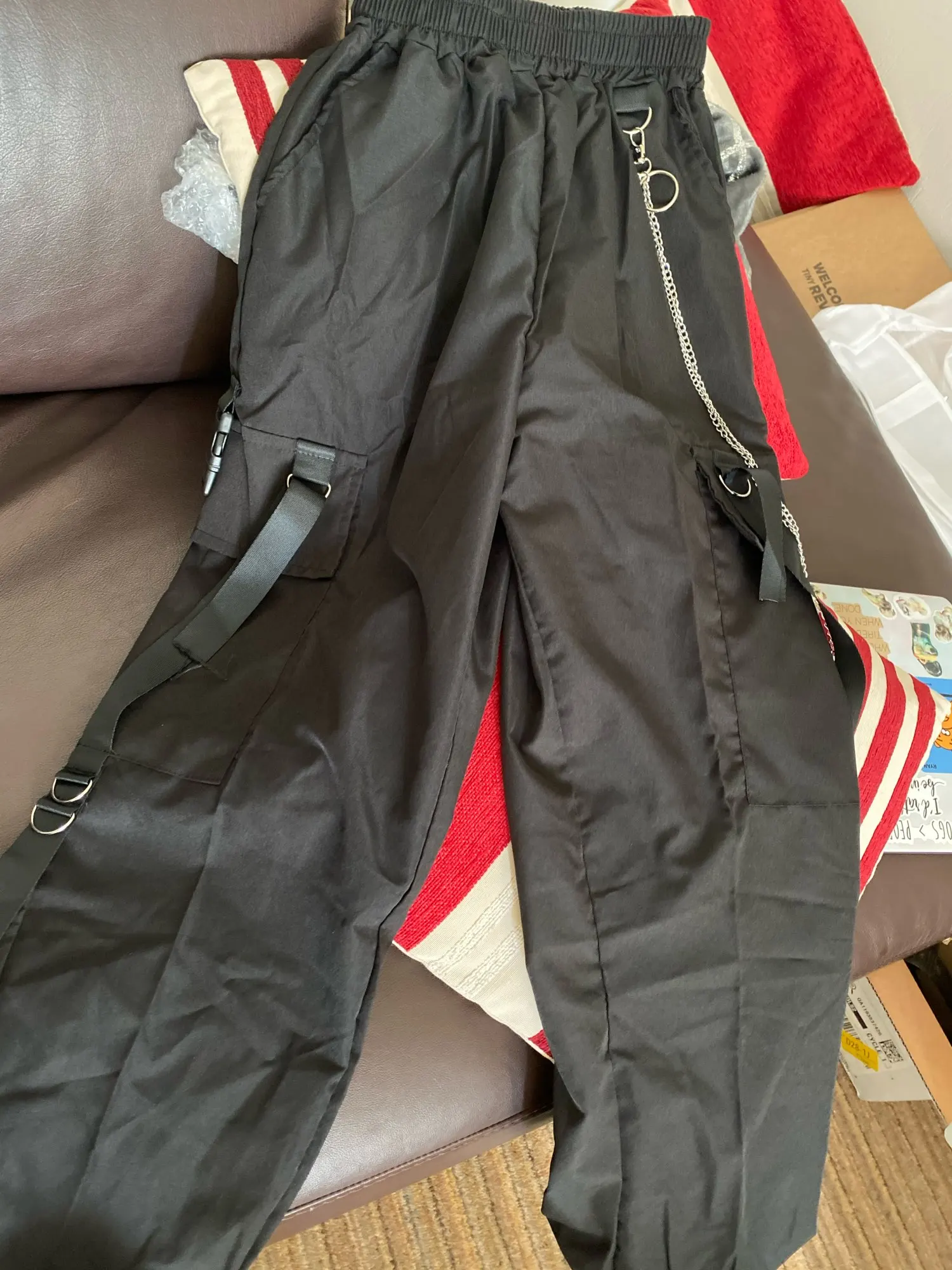Alt Clothes Style Harajuku Set Cargo Pants and Sweatshirt photo review