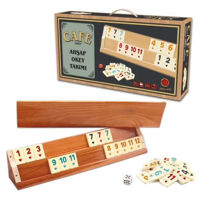 Migliore Qualità Cafe Oak Wood Rummy Tile Romme Wood Cues Set Da Gioco Da Tavolo Turchia Okey Israel Rumikub Rumycube Rumykub Regali Per Feste