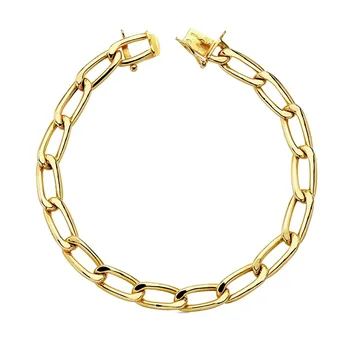 

18k gold bracelet Bilbao hollow 22cm. 13,10gr. [AB3205]