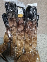 WonderLady-extensiones de pelo trenzado sintético, caja de trenzas de giro de 24 pulgadas, 100G, 120 colores, Ombre Jumbo, preestirado, venta al por mayor