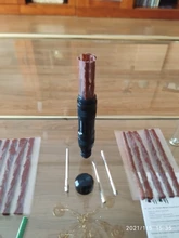 Kit de reparación de neumáticos sin cámara para bicicleta, tiras de goma para taladro, pinchazo en el neumático, herramientas de Reparación de bicicletas sellador