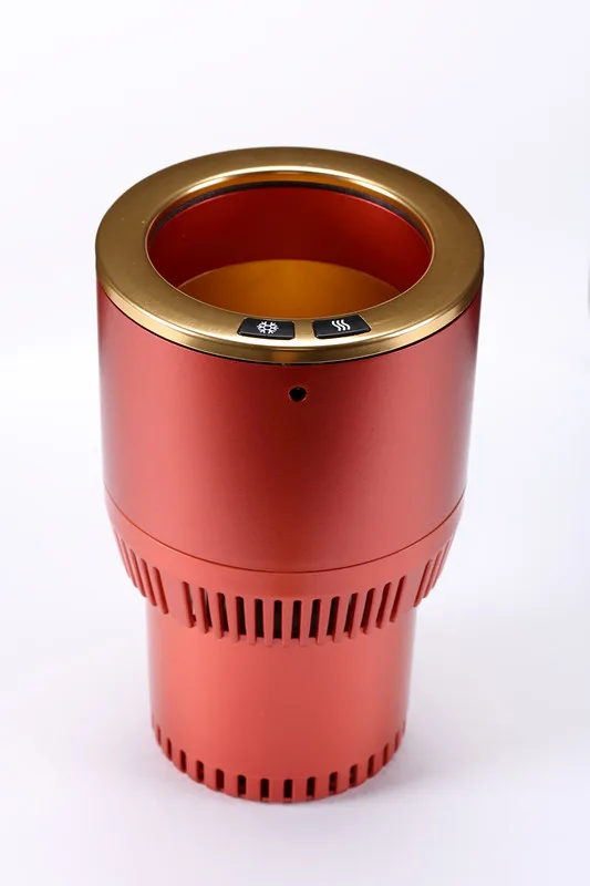 Paltier / Автокружка-холодильник Smart Cup, термоподстаканник держатель напитков с охлаждением и нагревом - Название цвета: Красный