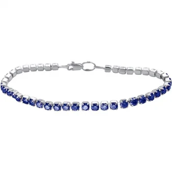 

Esthete bracelet with 42 spinel in silver
