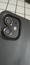 Funda protectora 3D para lente de cámara, cristal templado y anillo de Metal para IPhone 12 Pro Max Mini