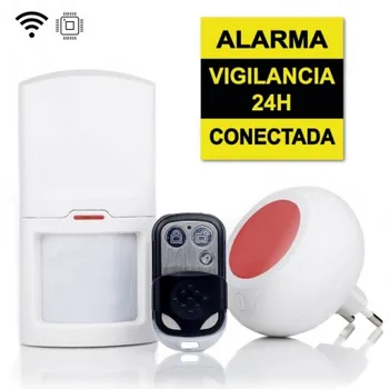 

Home Alarm Kit, siren included, expandable up to 100 sensors