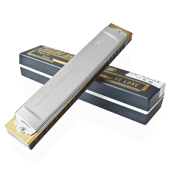 

1521-c band Deluxe 21 C major harmonica, Tombo