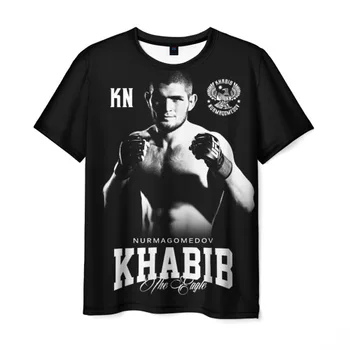 

Men's T-shirt 3D Habib нурмагомедов