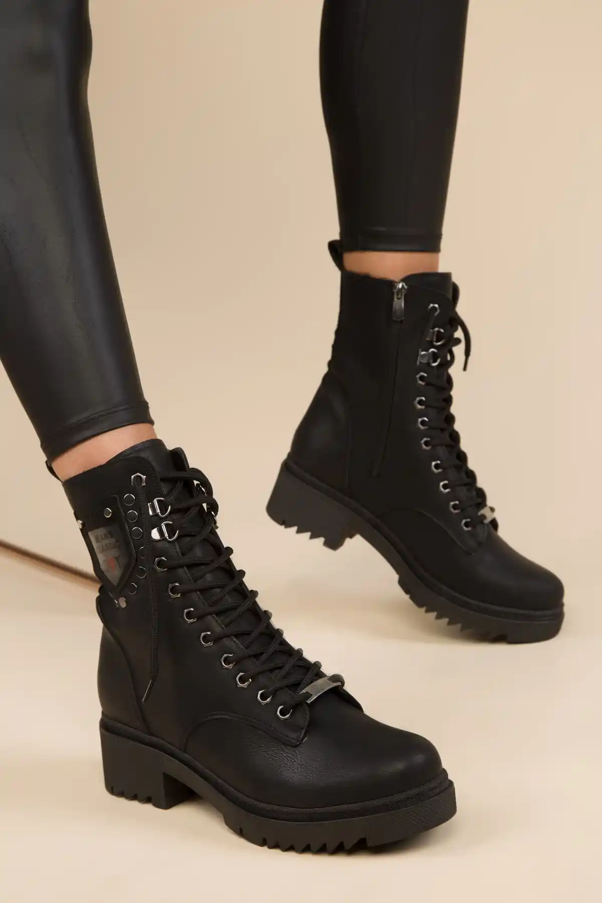 warm lace up boots