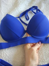 Andzhelika Bikinis Mujer vendaje traje de baño Bikini 2021 Sexy Push Up traje de baño de cintura baja traje de baño, Bikini nadar