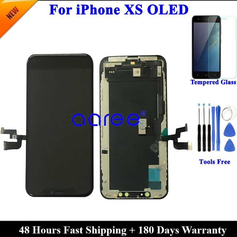 A+ 3D Touch No deed Pixel LCD Display For iPhone XS LCD Display For iPhone XS LED Display LCD Screen Touch Digitizer Assembl