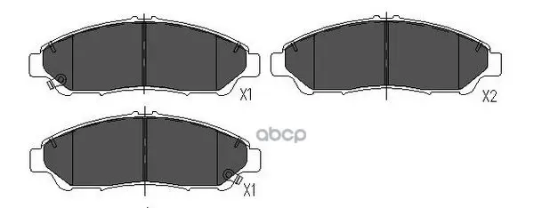 Колодки Тормозные Honda Pilot 08-/Acura Mdx 06- Передние Fit Fp1387 FIT арт. FP1387