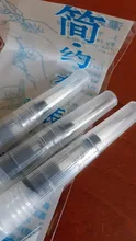 3/6 Uds recargable marcadores cepillo de pintura pincel de con depósito de agua para acuarela portátil suave acuarela cepillo pluma pincel de pintura dibujo arte suministros