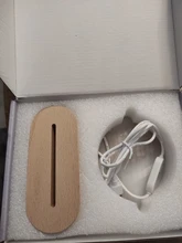 Night-Light Wooden-Base Christmas-Gift Photo-Customized Wedding DIY Holiday for USB 3D