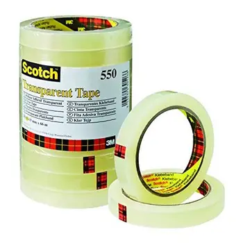 

Invisible Tape Scotch - 15 mm width x 66 m length-moisture resistant-10 roll-Chiaro3M12.79