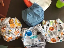 Happyflute 4 unids/set lavable ecológico tela cubierta de pañal ajustable reutilizable de tela pañales pañal de tela de fit 3-15kg bebé