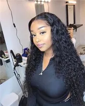 ILARIA-extensiones de pelo ondulado brasileño, extensiones de cabello humano de ondas profundas, Pelo Rizado sin procesar Remy, 28, 30, 32 y 36 pulgadas, Onda de agua