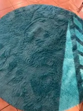 Round Rug Carpets Living-Room-Decor Modern-Mats Bedroom Faux-Fur Fluffy Shaggy-Area Long