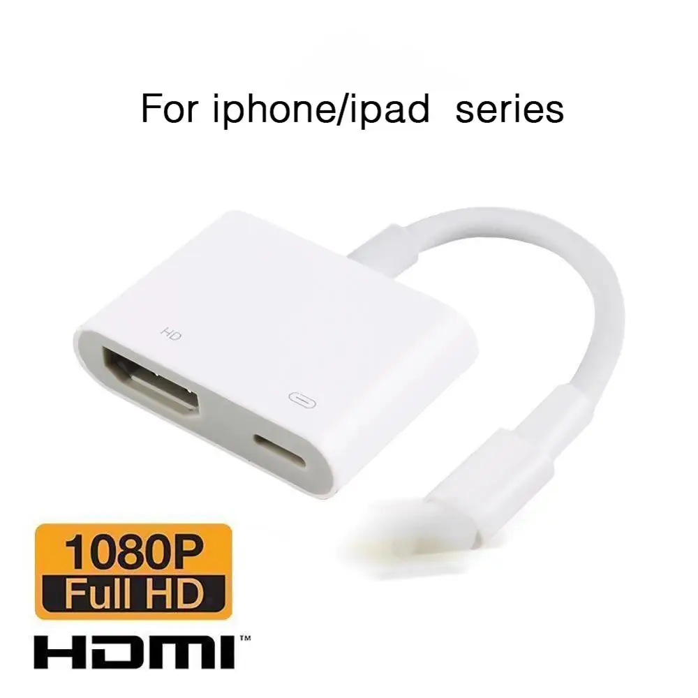 Оптовая продажа 8Pin к HDMI для iPhone для освещения мужчин и женщин HDMI Кабельный адаптер-переходник Аудио Видео адаптер новое поступление