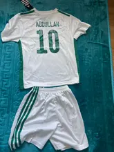 Camiseta de fútbol de 2 estrellas para niños, conjuntos de fútbol de países árabes, con pantalones cortos, 20, 21, ATAL, fethouni, 2020, 2021