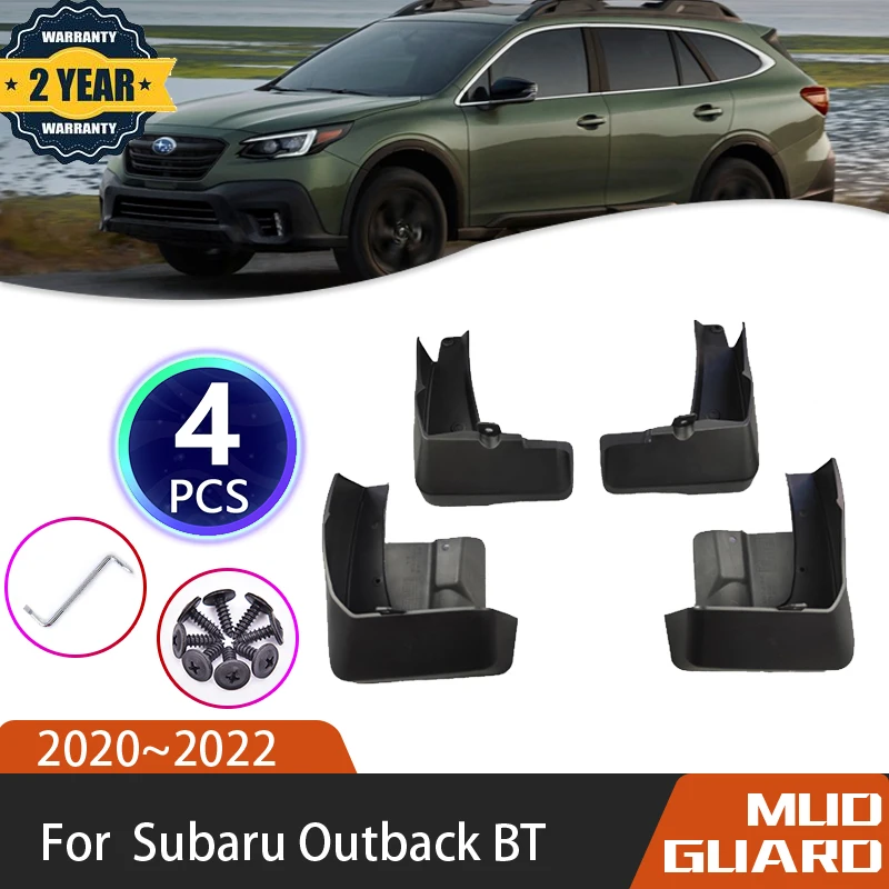 

4-Piece Set Of Mudguard For Subaru Outback MK6 BT 2020 2021 2022 Wheel Fender Splash Flap Wheel Arch Pads Car Accessories